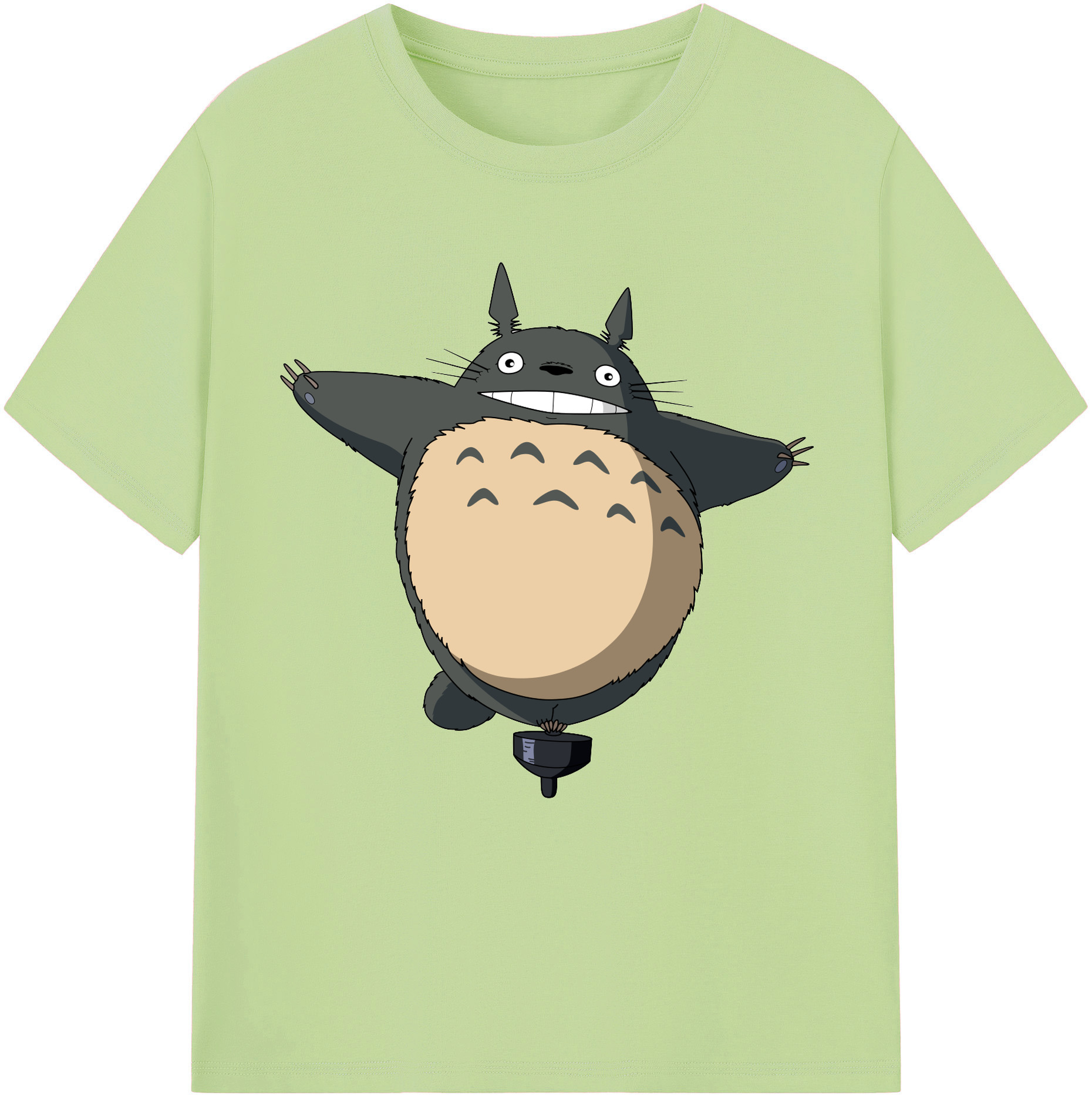（画像用） となりのトトロ 草壁メイ 草壁サツキ My Neighbor Totoro Satsuki Kusakabe Mei Kusakabe 綿100％半袖Tシャツ（フロントプリント）
